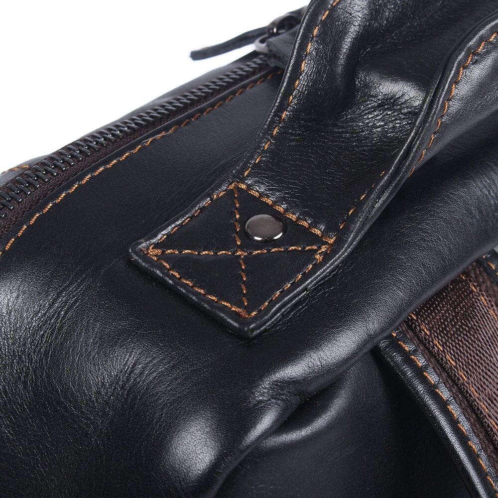 Sac à dos en cuir pour ordinateur 20 L – Logan — 12