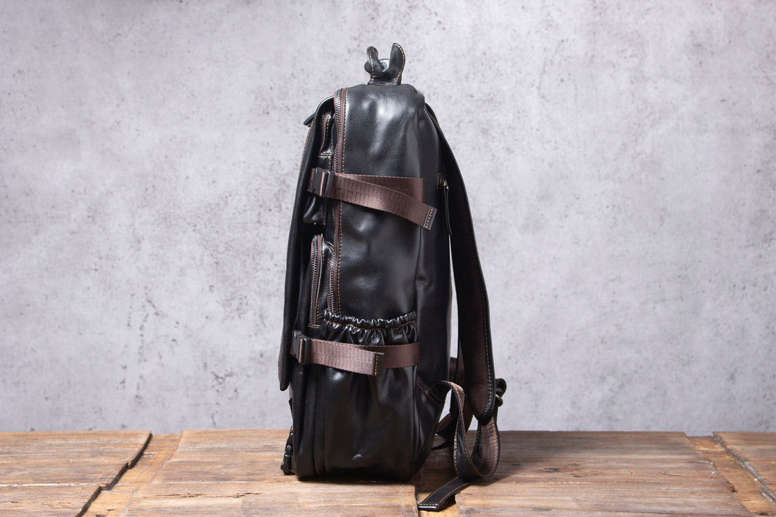 Sac à dos en cuir pour ordinateur 20 L – Logan — 19