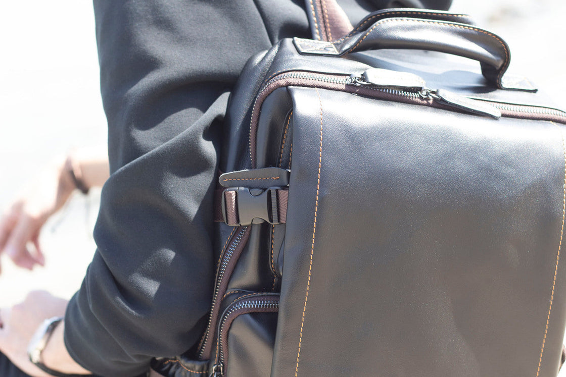 Sac à dos en cuir pour ordinateur 20 L – Logan — 37
