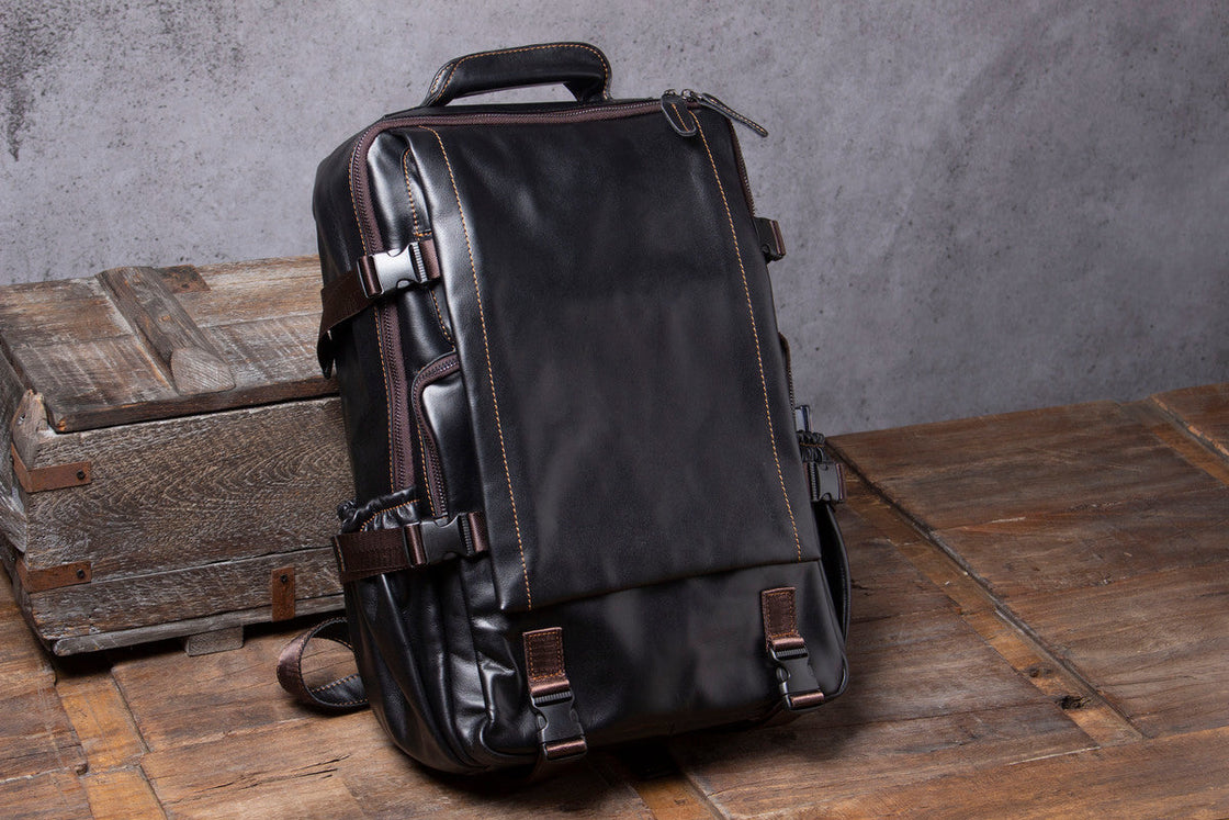 Sac à dos en cuir pour ordinateur 20 L – Logan — 41