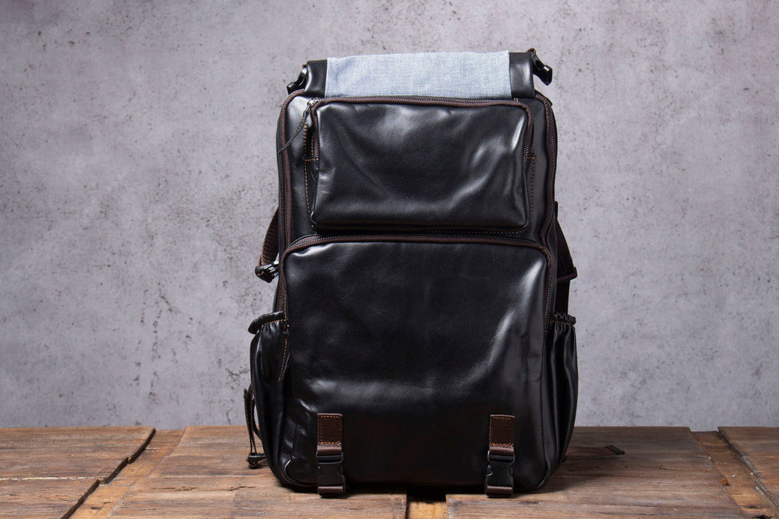 Sac à dos en cuir pour ordinateur 20 L – Logan — 46