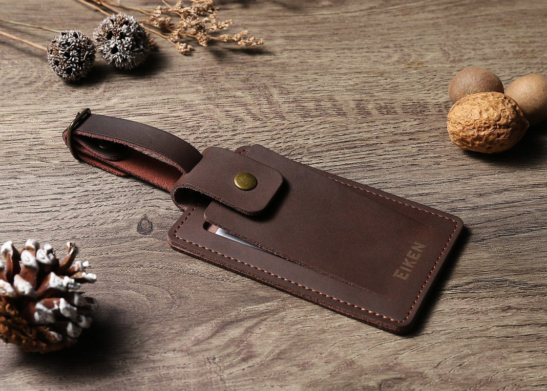 Étiquette de bagage en cuir — 4