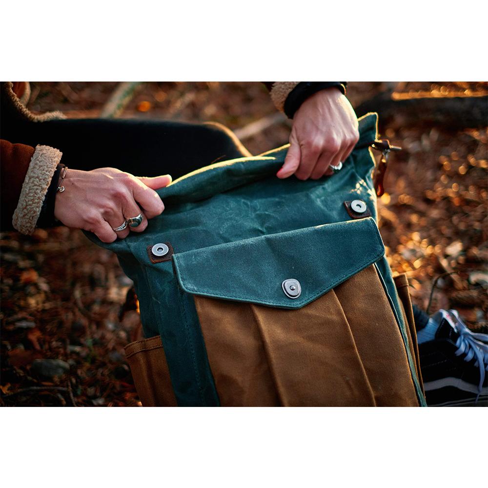 Canvas-Rucksack mit Laptopfach 16–20 L – Lund — 12