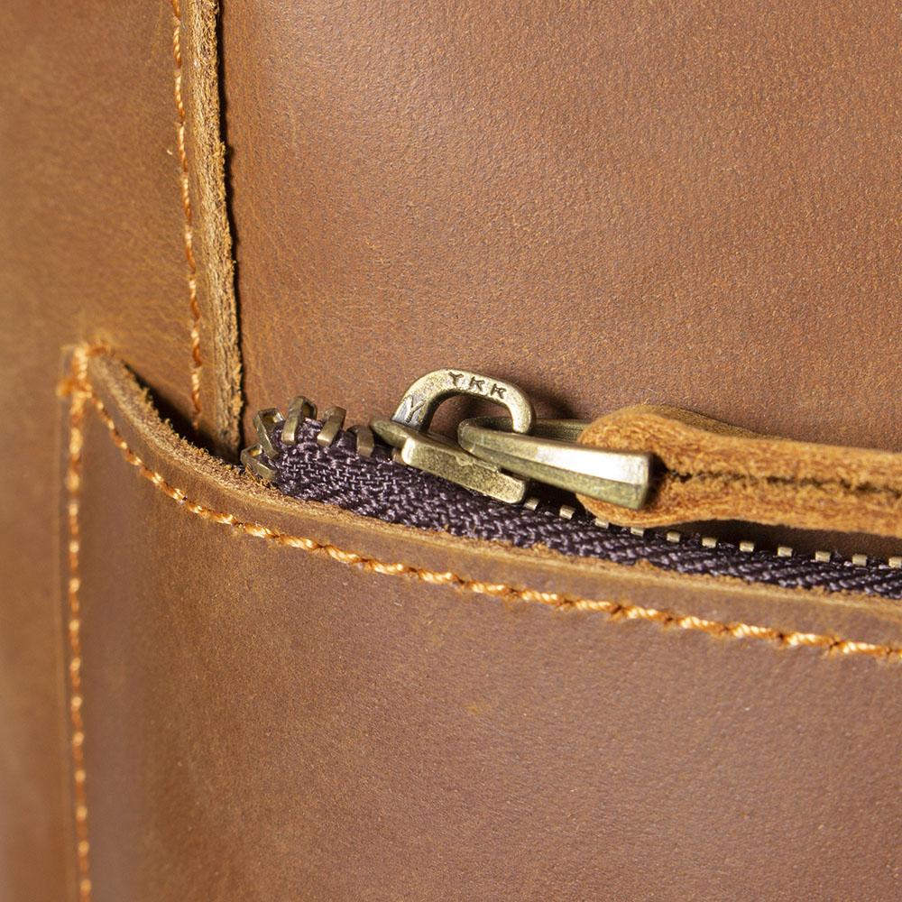 high quality leather fashion backpack