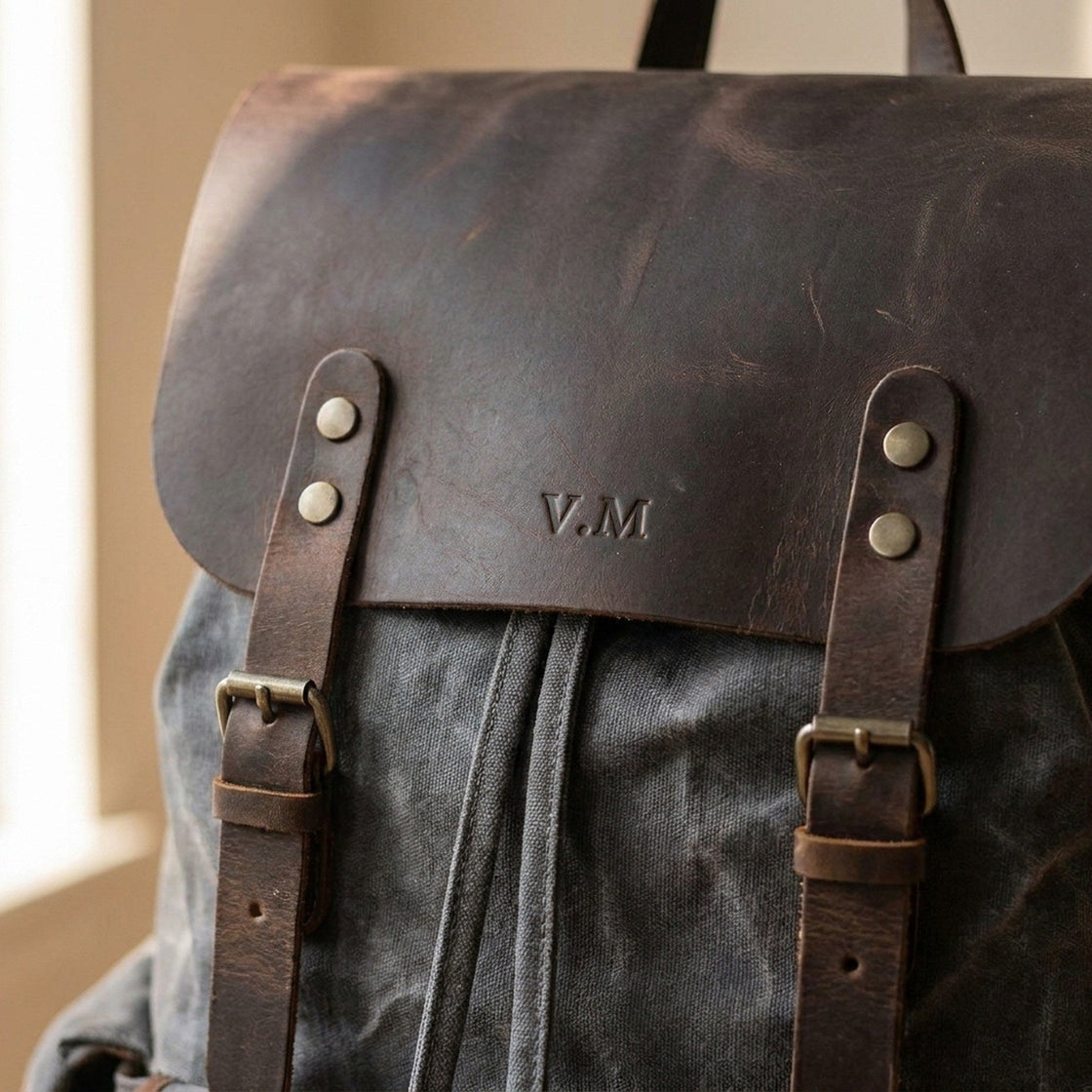 Canvas-Rucksack mit Laptopfach 23 L – Malmö — 18