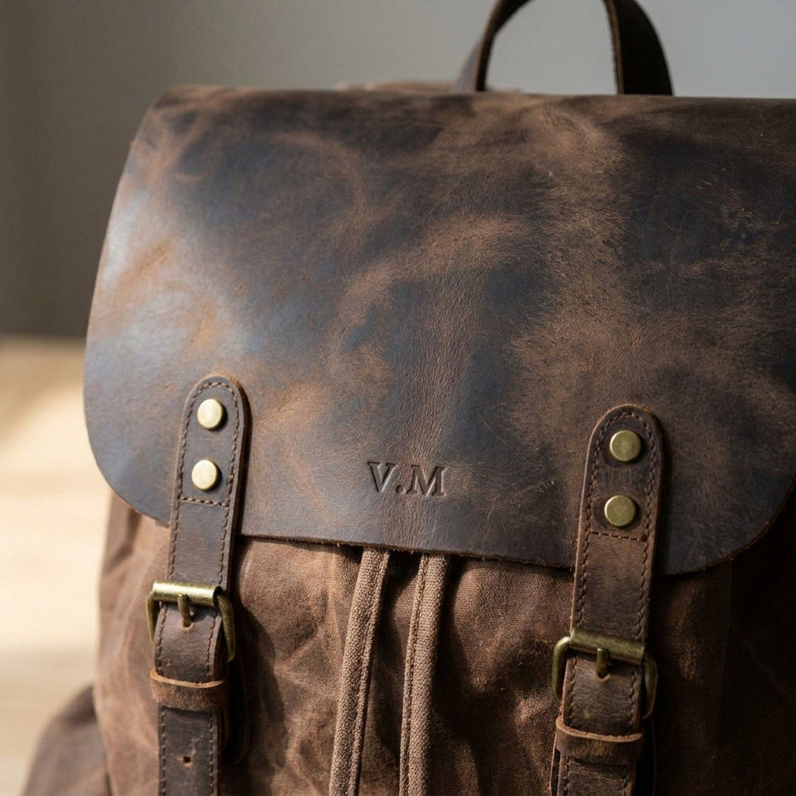 Canvas-Rucksack mit Laptopfach 23 L – Malmö — 19