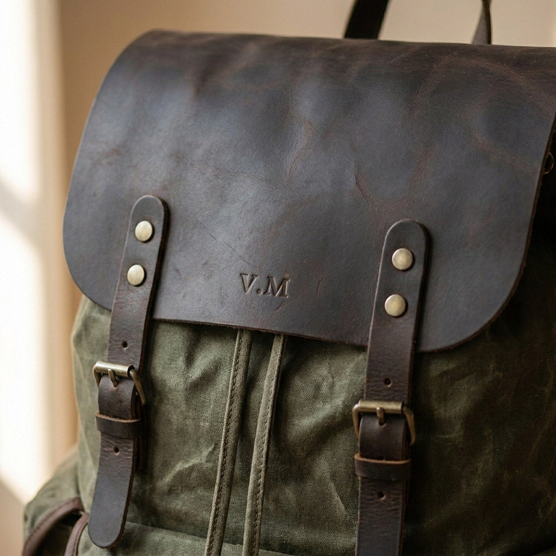 Canvas-Rucksack mit Laptopfach 23 L – Malmö — 20