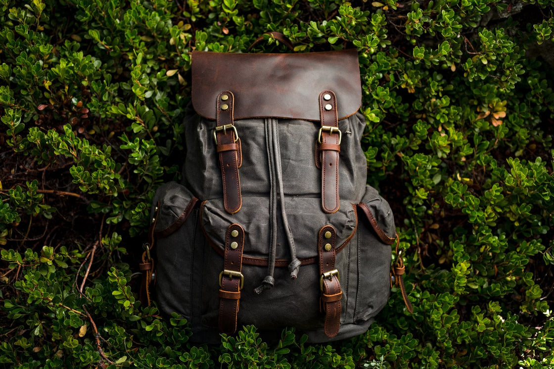 Canvas-Rucksack mit Laptopfach 23 L – Malmö — 21