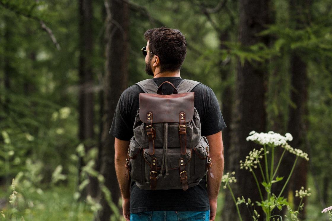 Canvas-Rucksack mit Laptopfach 23 L – Malmö — 22