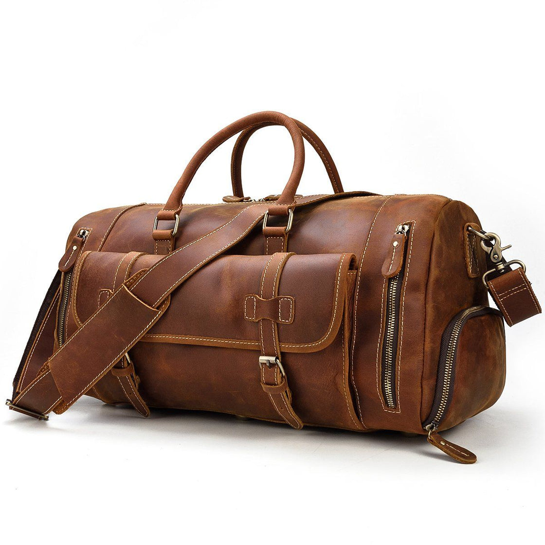 Sac de voyage en cuir 30 L – Managua — 6