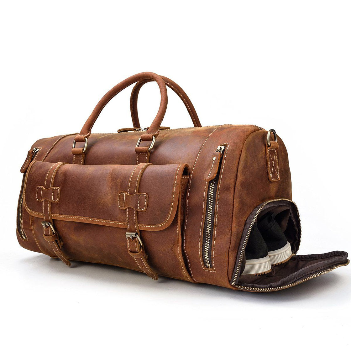 Sac de voyage en cuir 30 L – Managua — 7