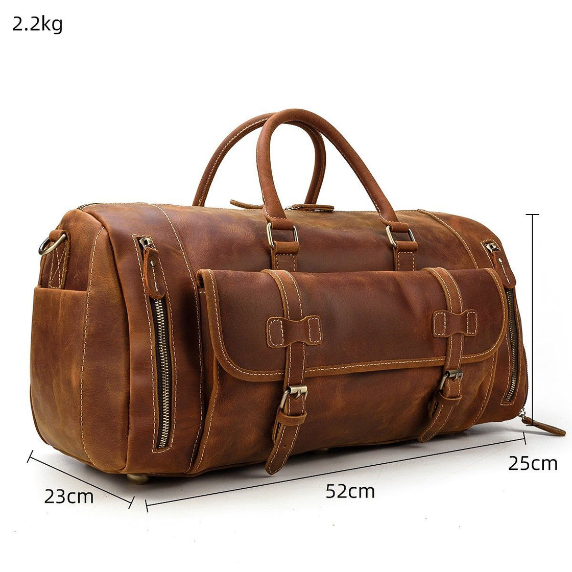 Sac de voyage en cuir 30 L – Managua — 9