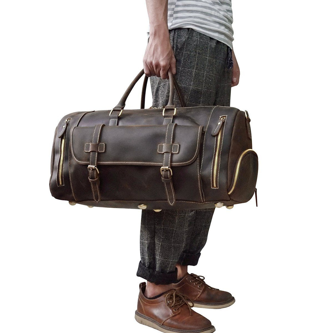 Sac de voyage en cuir 30 L – Managua — 30