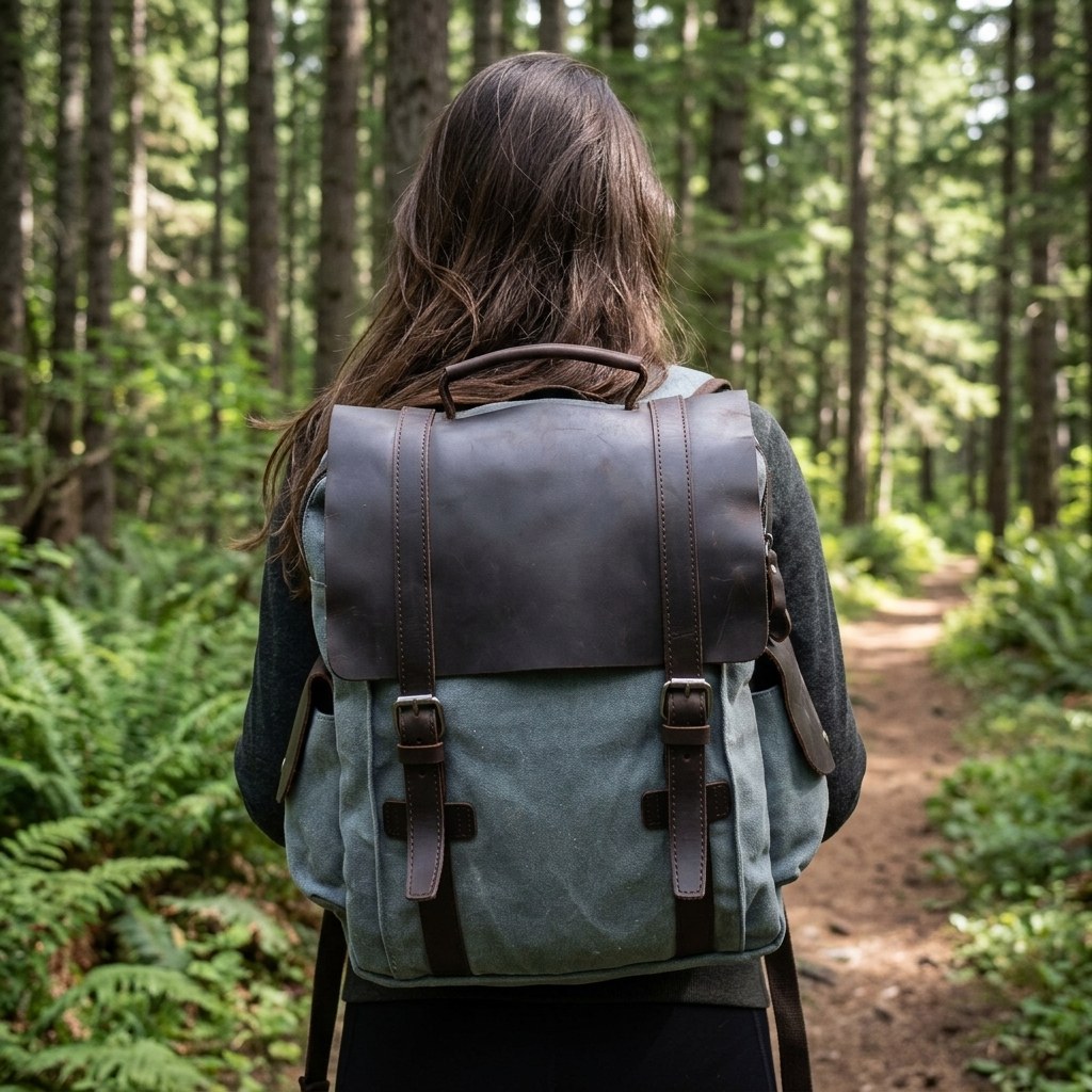 Manitoba — Small Canvas Backpack, image 3