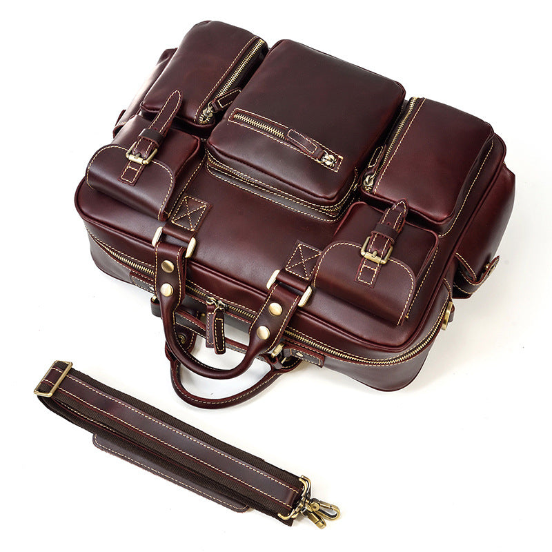Leder-Umhängetasche 16,5 L – Manoa — 17