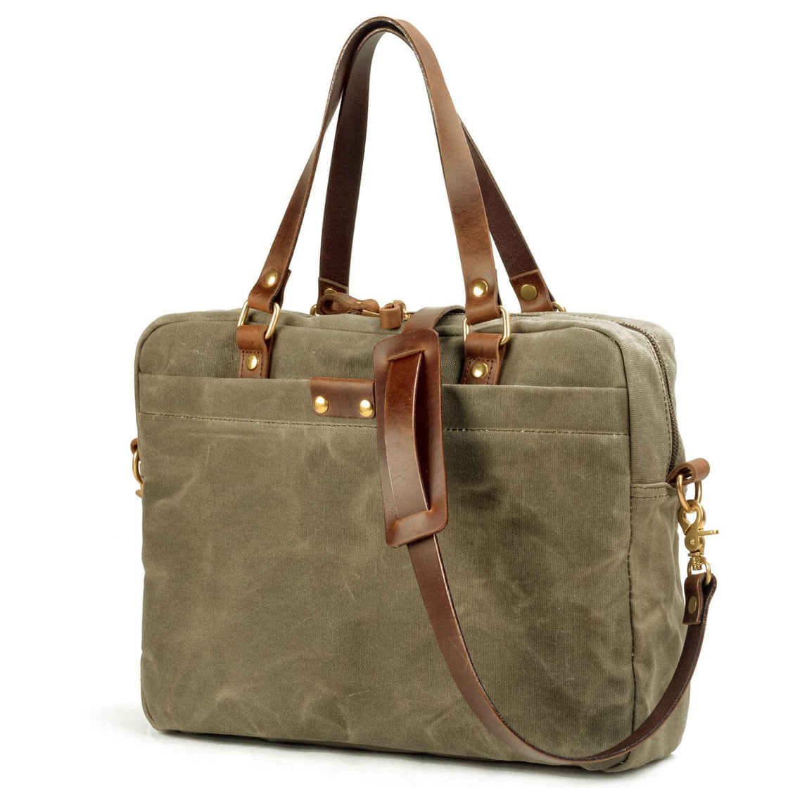 Memphis — Canvas Laptop Messenger Bag, image 5