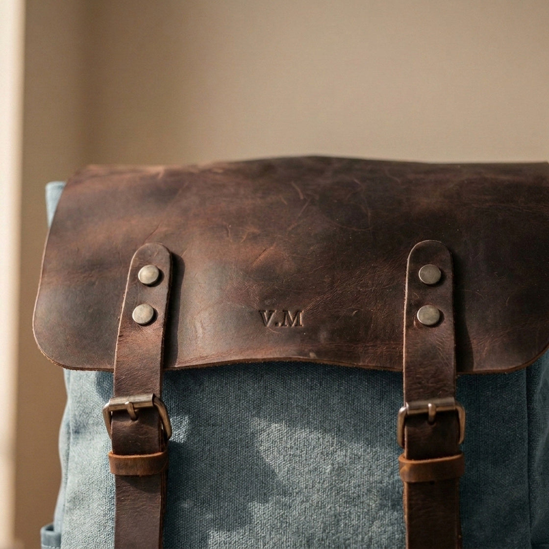 Milan — Cotton Canvas Backpack, image 24