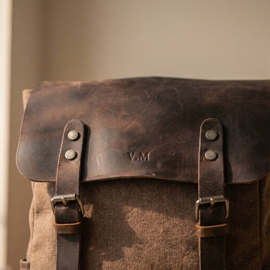 Milan — Cotton Canvas Backpack, image 26