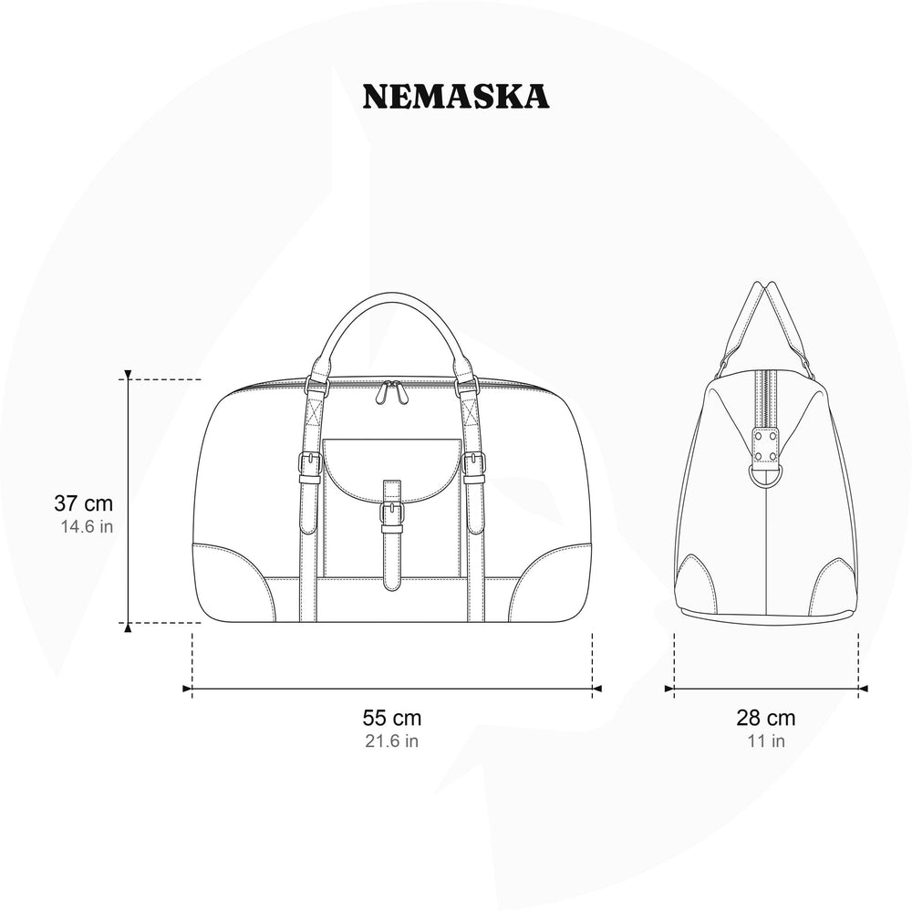 Canvas duffel bag 56 L – Nemaska
