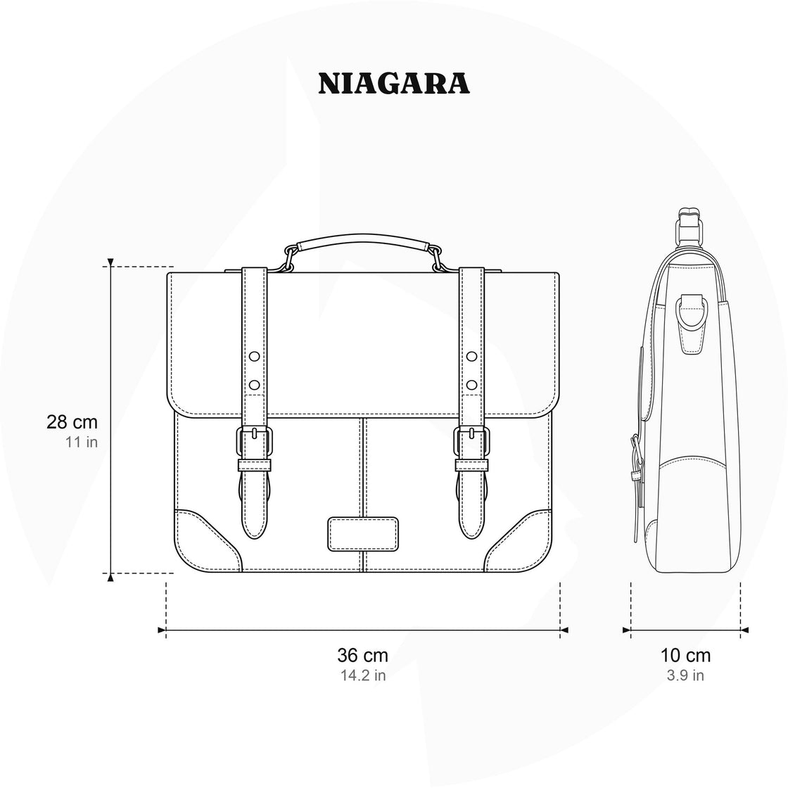 Niagara — Laptop Shoulder Bag, image 23