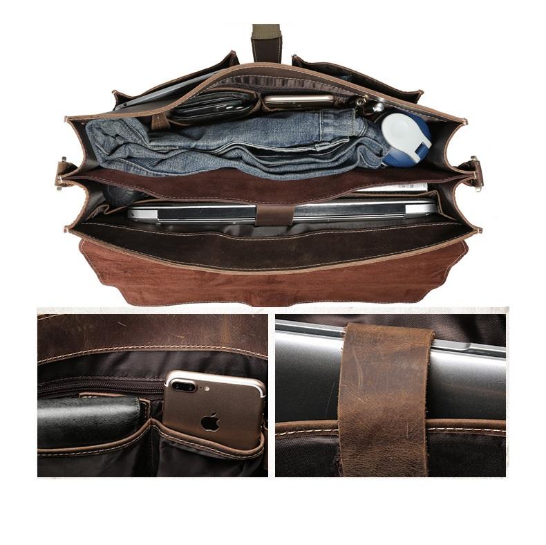 Sac bandoulière en cuir 17 L – Niara — 13