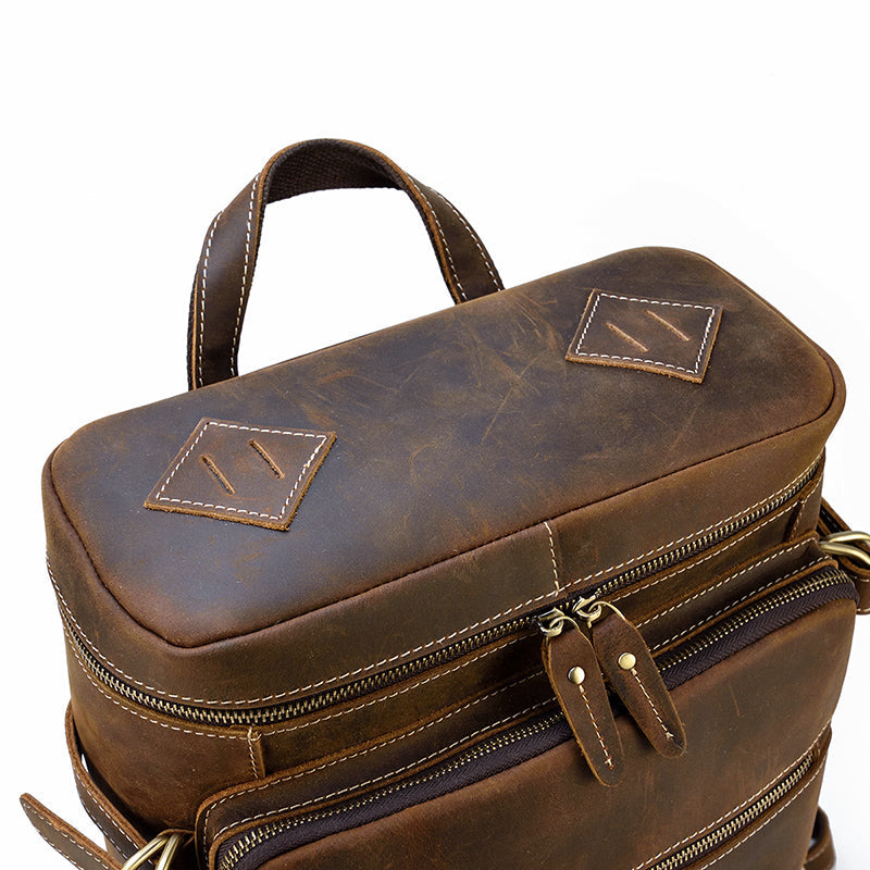 Leren rugzak 14 L – Novoa — 14