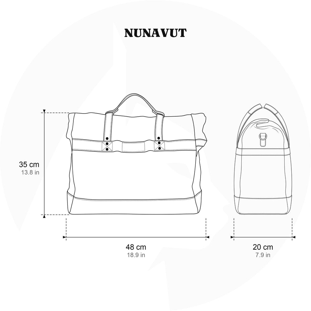 Canvas-Reisetasche 33,5 L – Nunavut