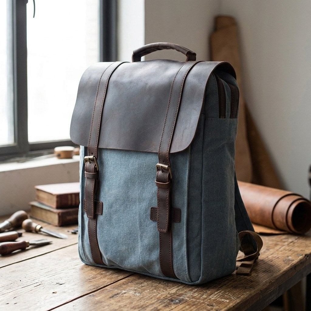 Canvas-Rucksack mit Laptopfach 14 L – Nuuk — 2