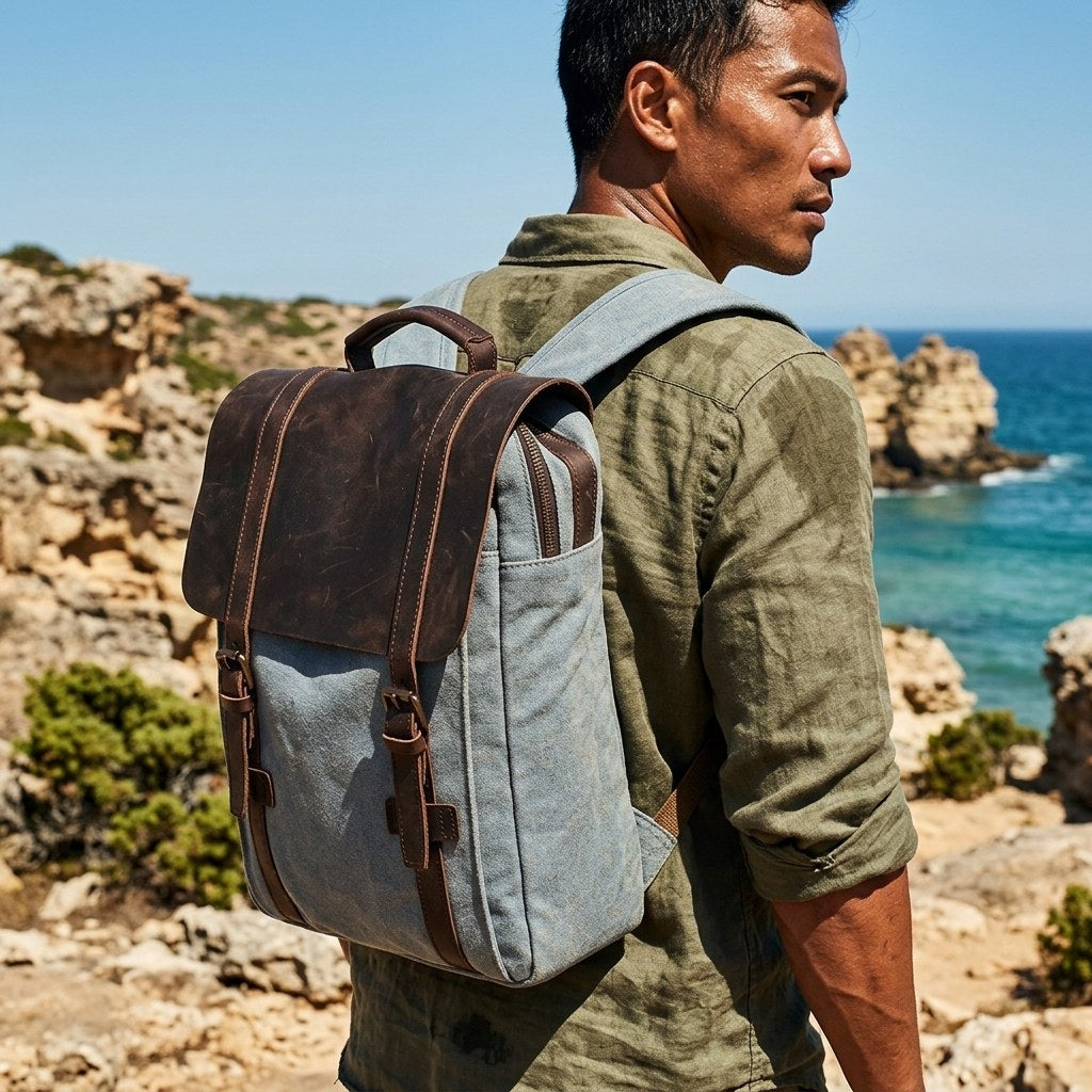 Canvas-Rucksack mit Laptopfach 14 L – Nuuk — 4
