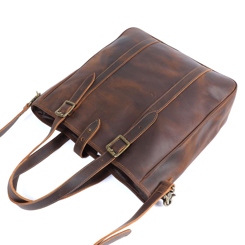 Olana — Vintage Leather Tote Bag, image 6