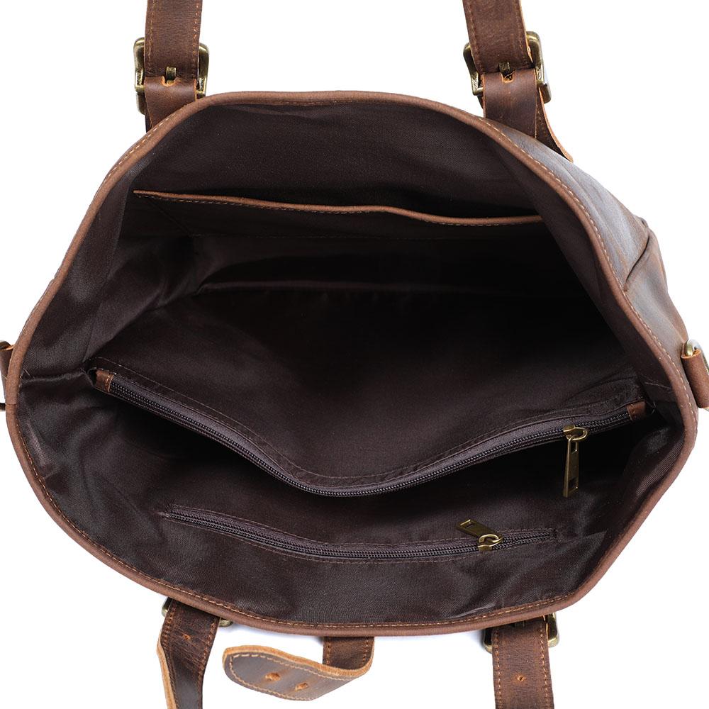 Olana — Vintage Leather Tote Bag, image 8