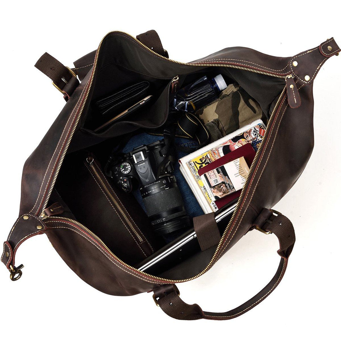 Sac de voyage en cuir 34 L – Panama — 14
