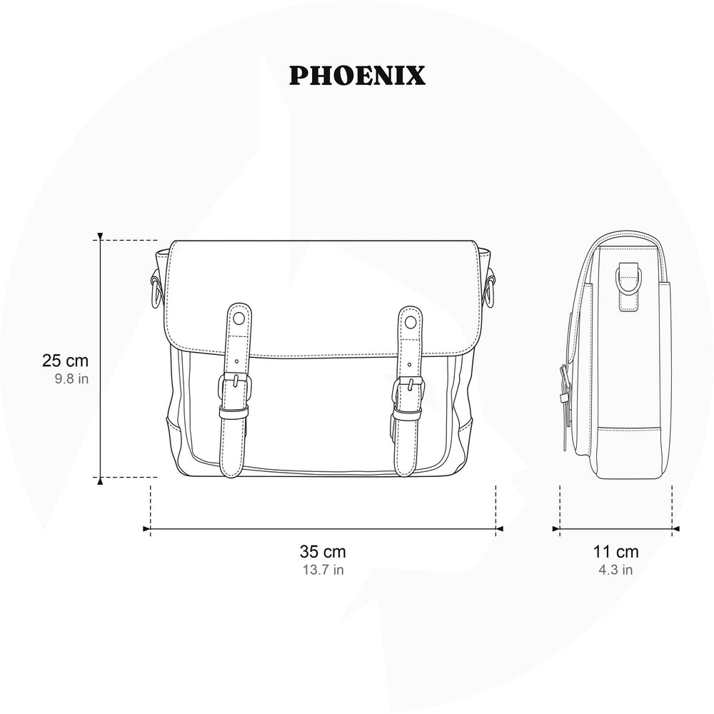 Canvas sling bag 9.5 L – Phoenix