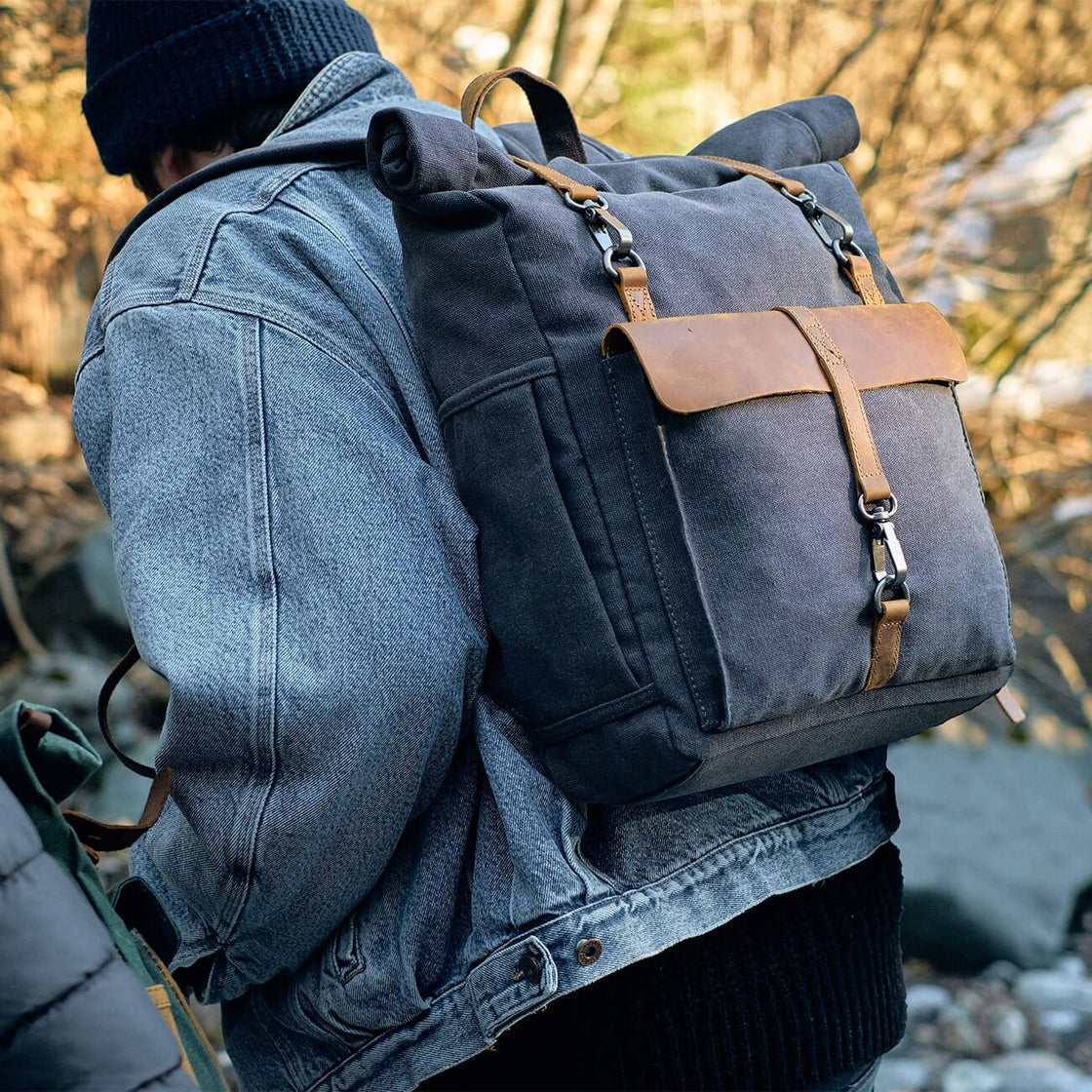 Sac à dos en toile pour ordinateur 16–20 L – Reykjavik — 11