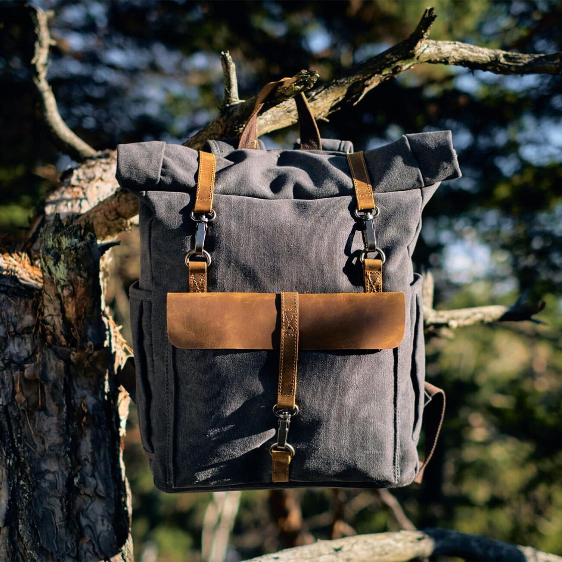 Sac à dos en toile pour ordinateur 16–20 L – Reykjavik — 13