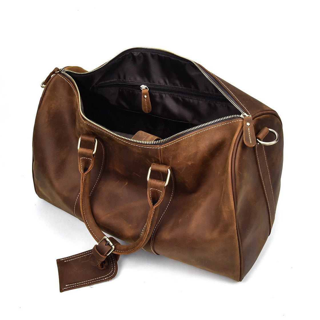 Sac de voyage en cuir 27 L – Rosario — 12