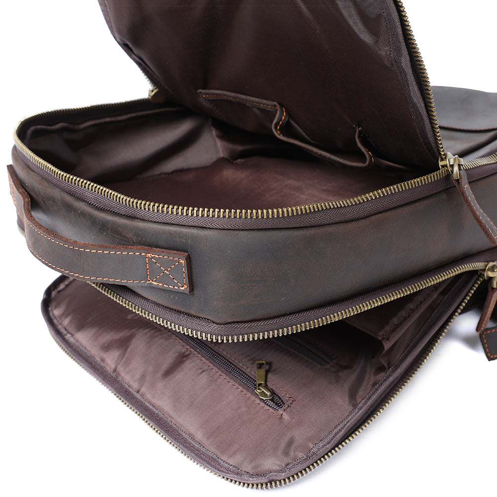 Lederrucksack 16 L – Roska — 13
