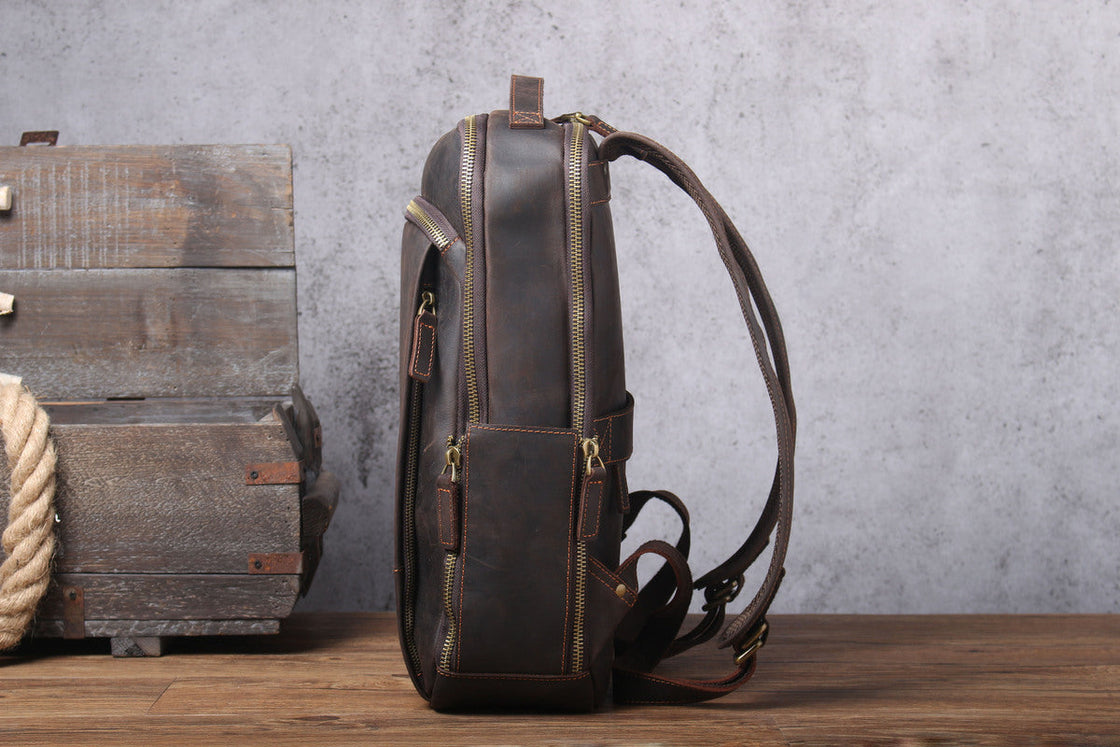 Lederrucksack 16 L – Roska — 32