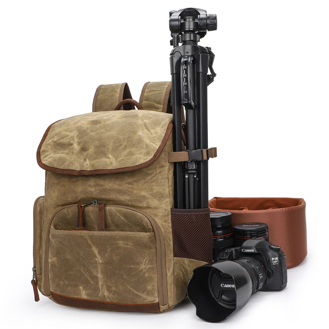 Canvas camerarugzak 25 L – Sequoia — 9