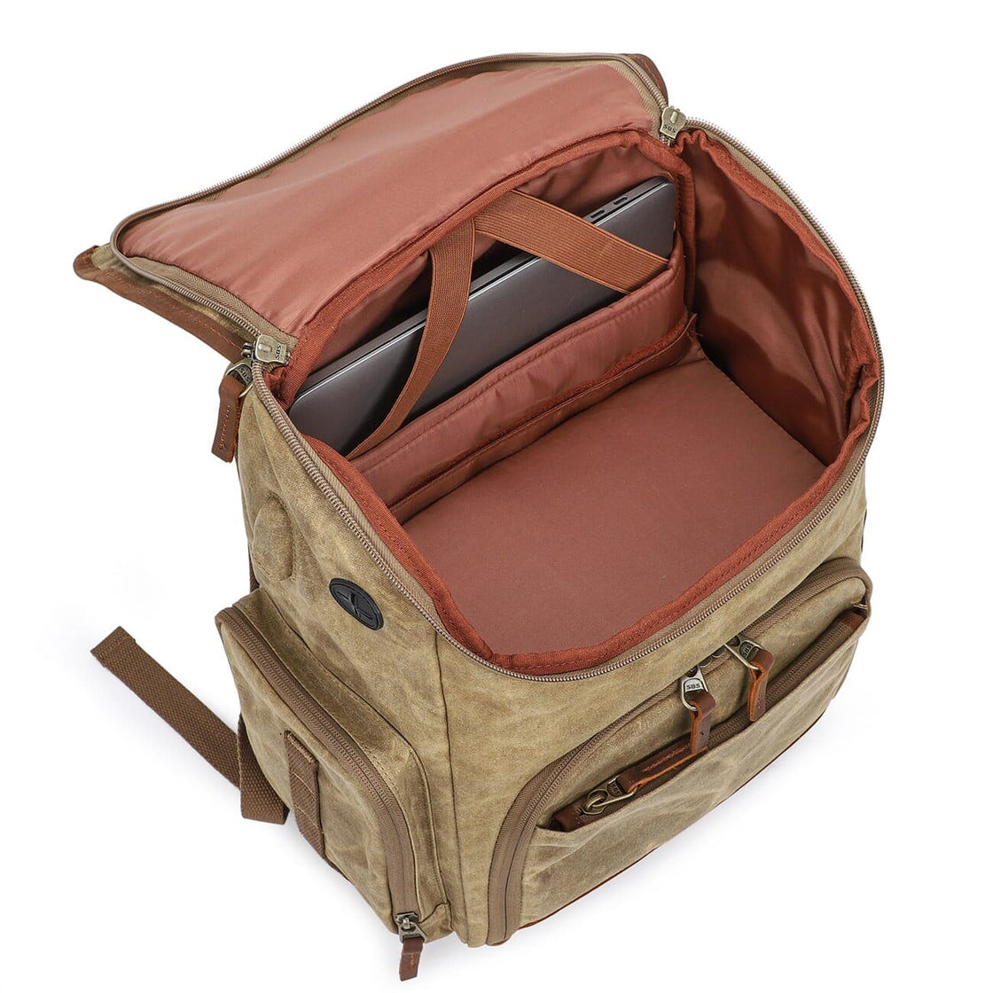 Canvas camerarugzak 25 L – Sequoia — 13