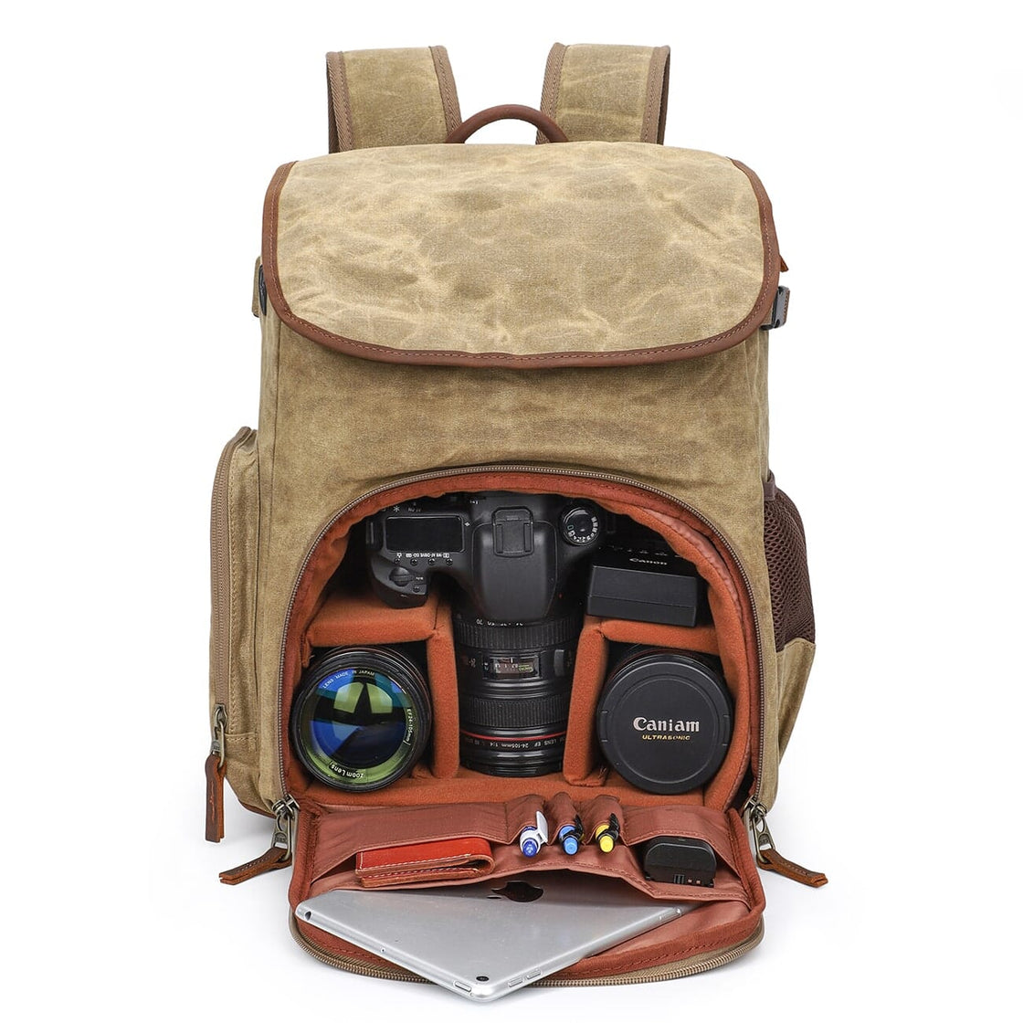Canvas camerarugzak 25 L – Sequoia — 15