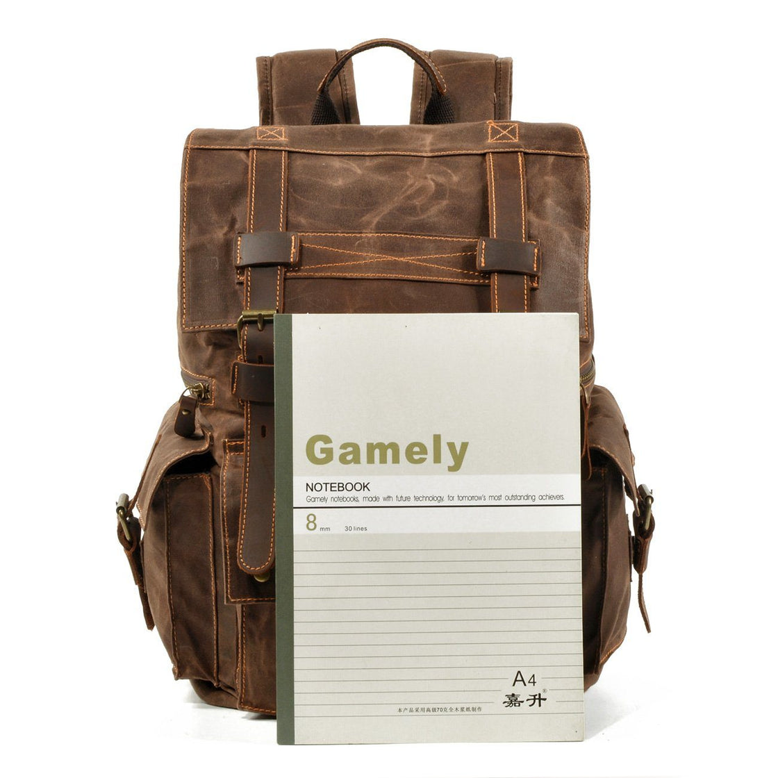 Canvas-Rucksack mit Laptopfach 20 L – Tallinn — 4