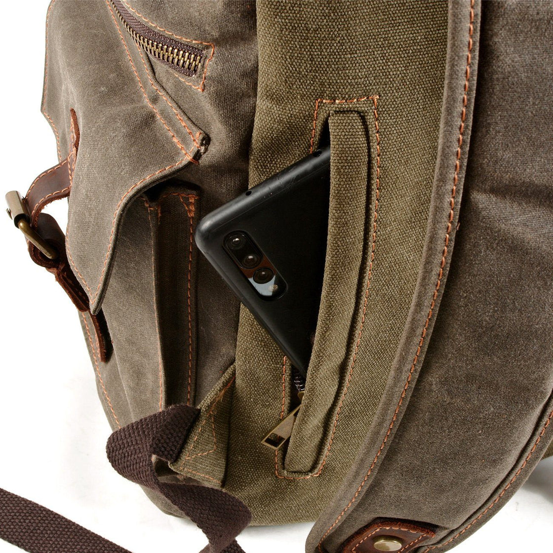 Canvas-Rucksack mit Laptopfach 20 L – Tallinn — 15