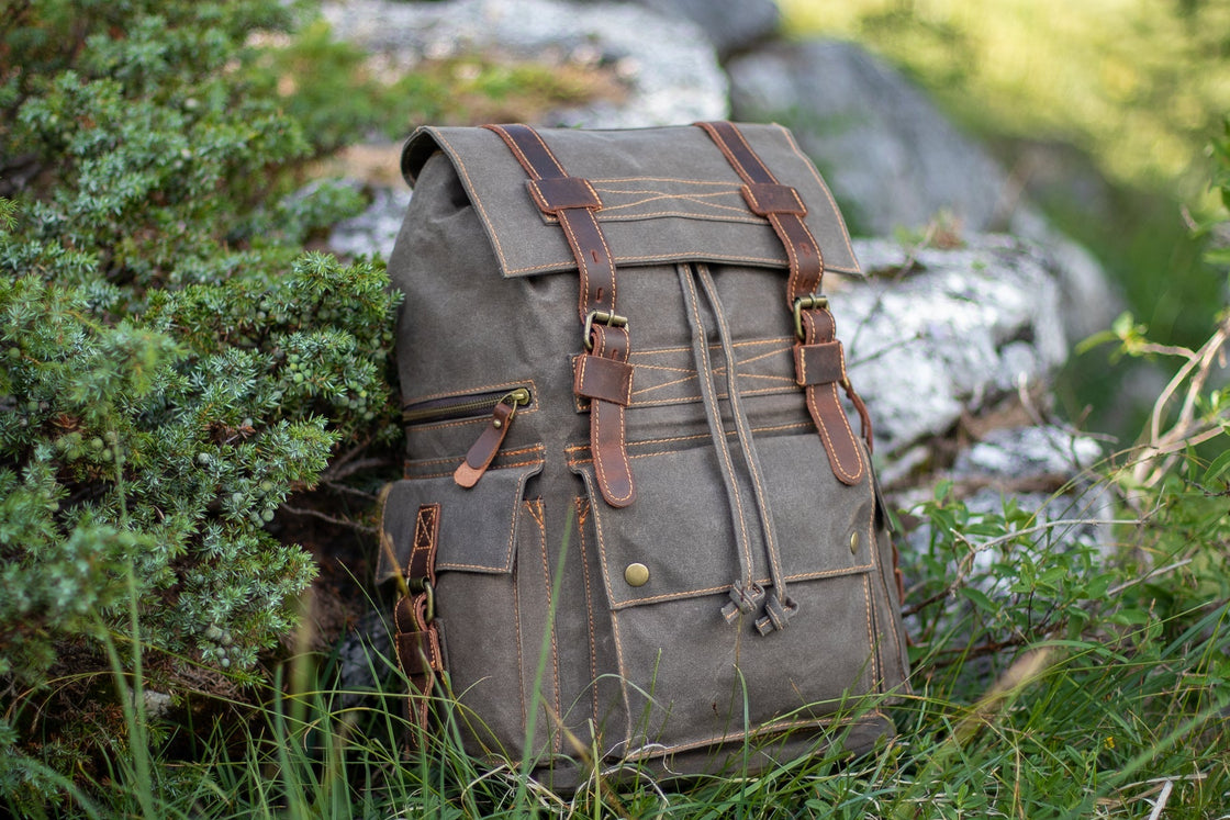 Canvas-Rucksack mit Laptopfach 20 L – Tallinn — 21