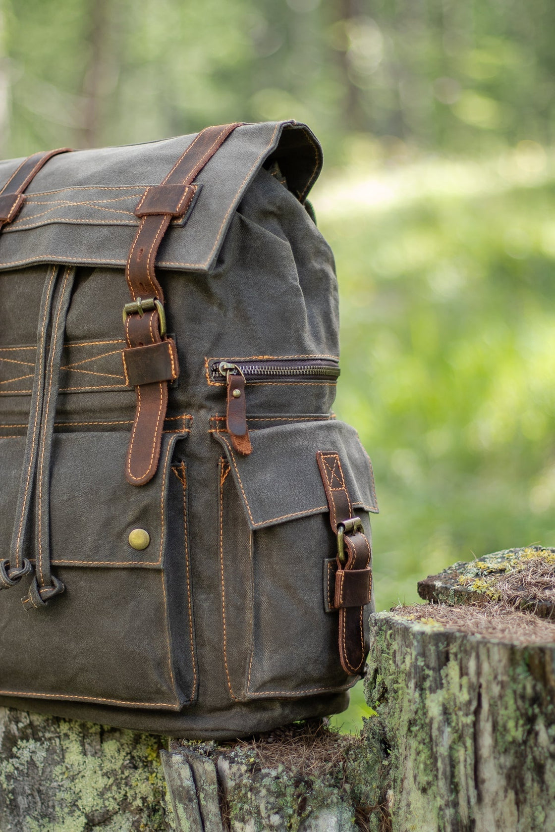 Canvas-Rucksack mit Laptopfach 20 L – Tallinn — 31