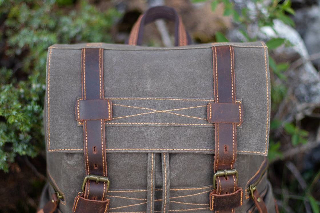Canvas-Rucksack mit Laptopfach 20 L – Tallinn — 34
