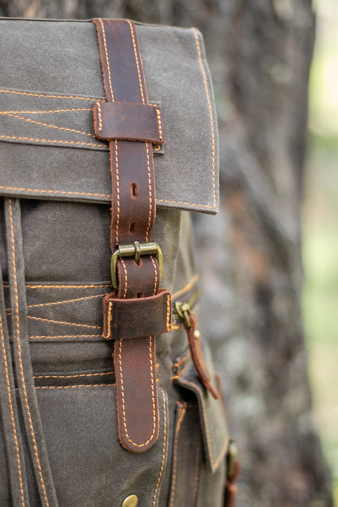 Canvas-Rucksack mit Laptopfach 20 L – Tallinn — 36