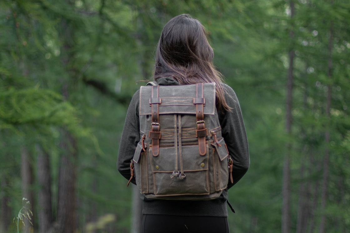 Canvas-Rucksack mit Laptopfach 20 L – Tallinn — 41