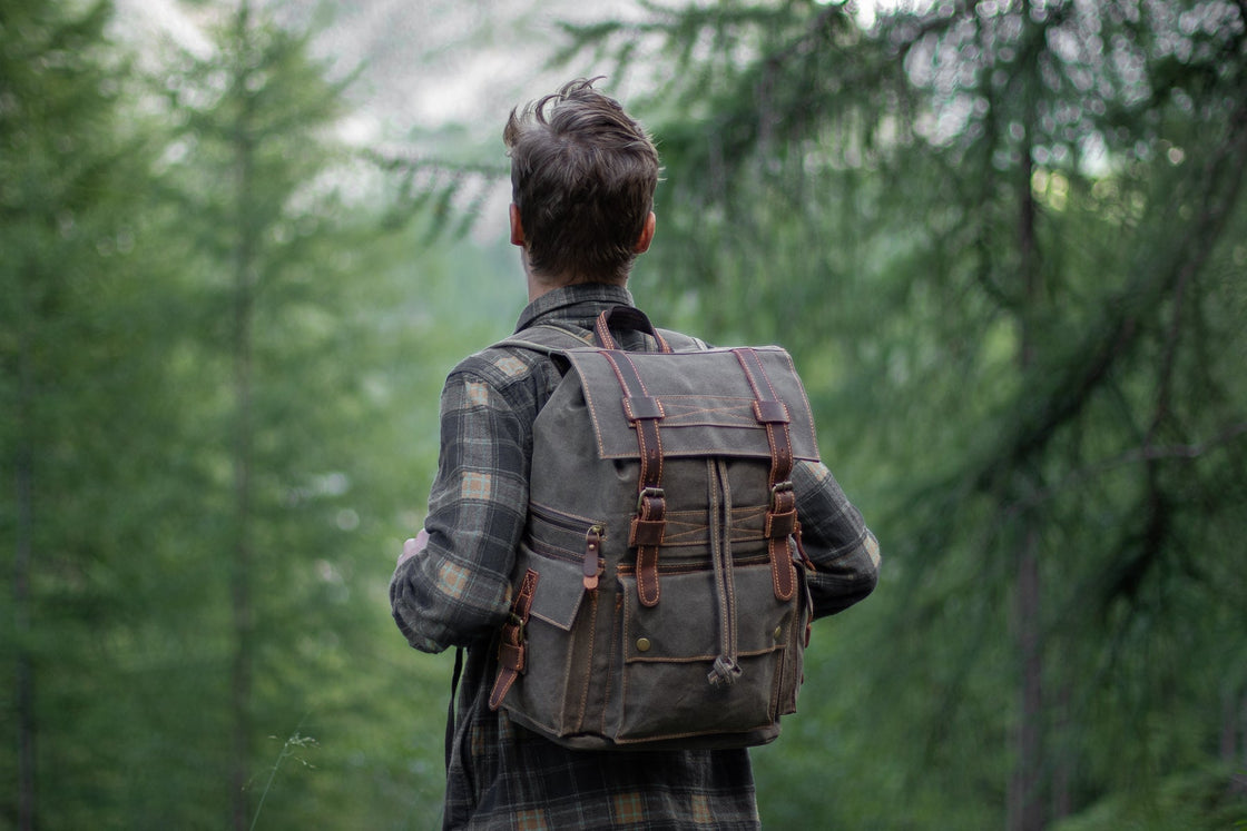 Canvas-Rucksack mit Laptopfach 20 L – Tallinn — 43