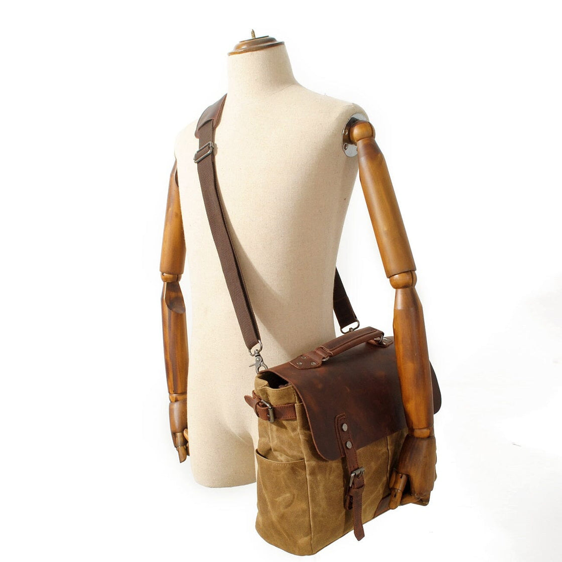 Tucson — Canvas Crossbody Messenger Bag, image 16